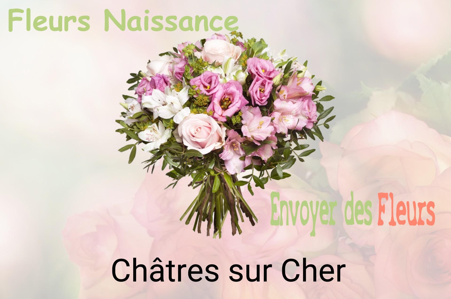Bouquet de fleurs de naissance livré à Châtres-sur-Cher